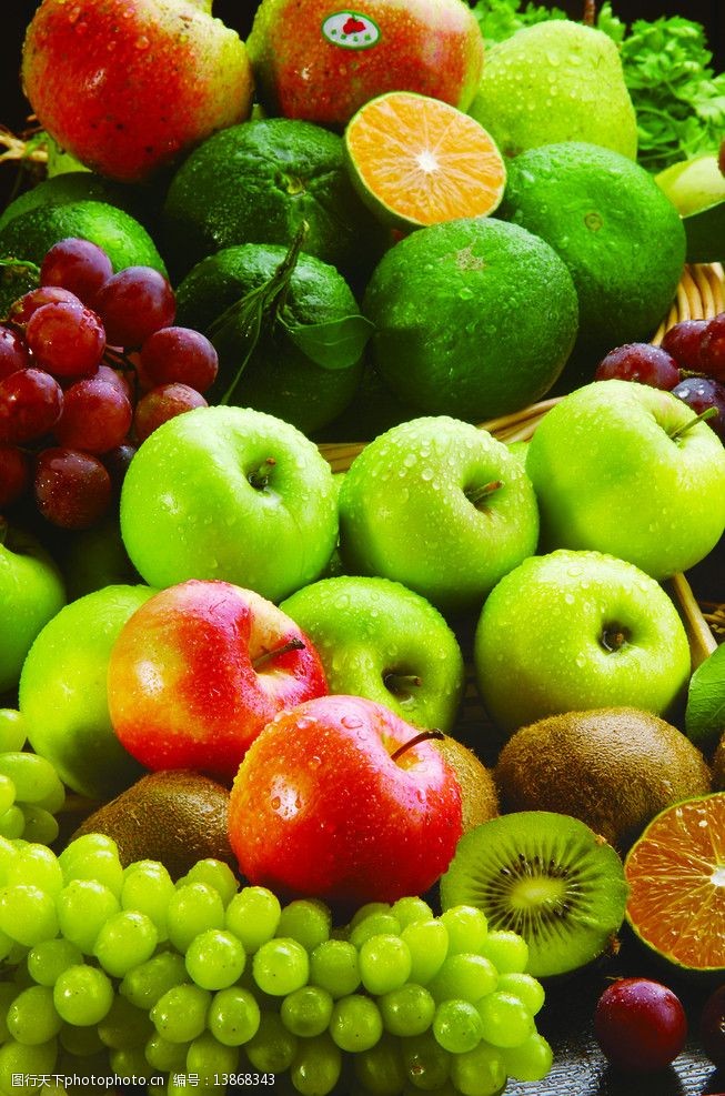 水果组合图片 一场视觉与味觉的盛宴